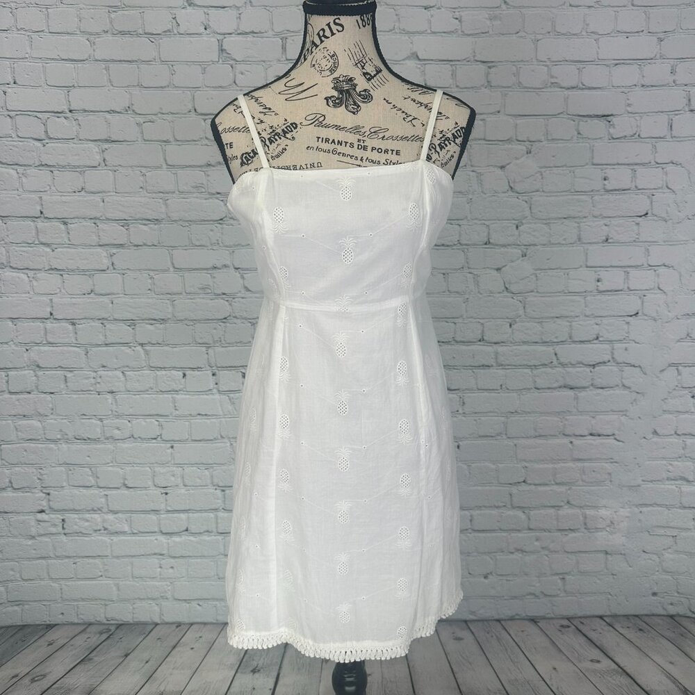 Japna White Cotton Dress (S)